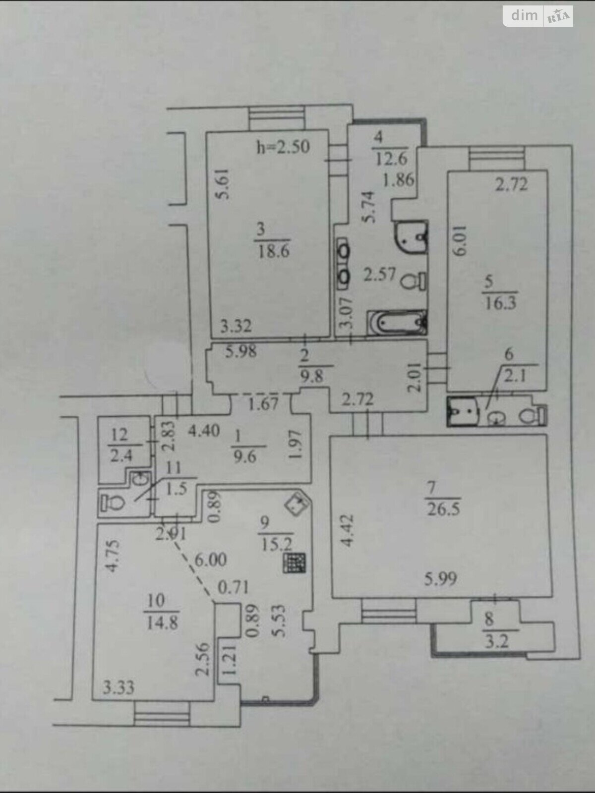 Продаж чотирикімнатної квартири в Києві, на вул. Тополева 4, район Солом'янський фото 1