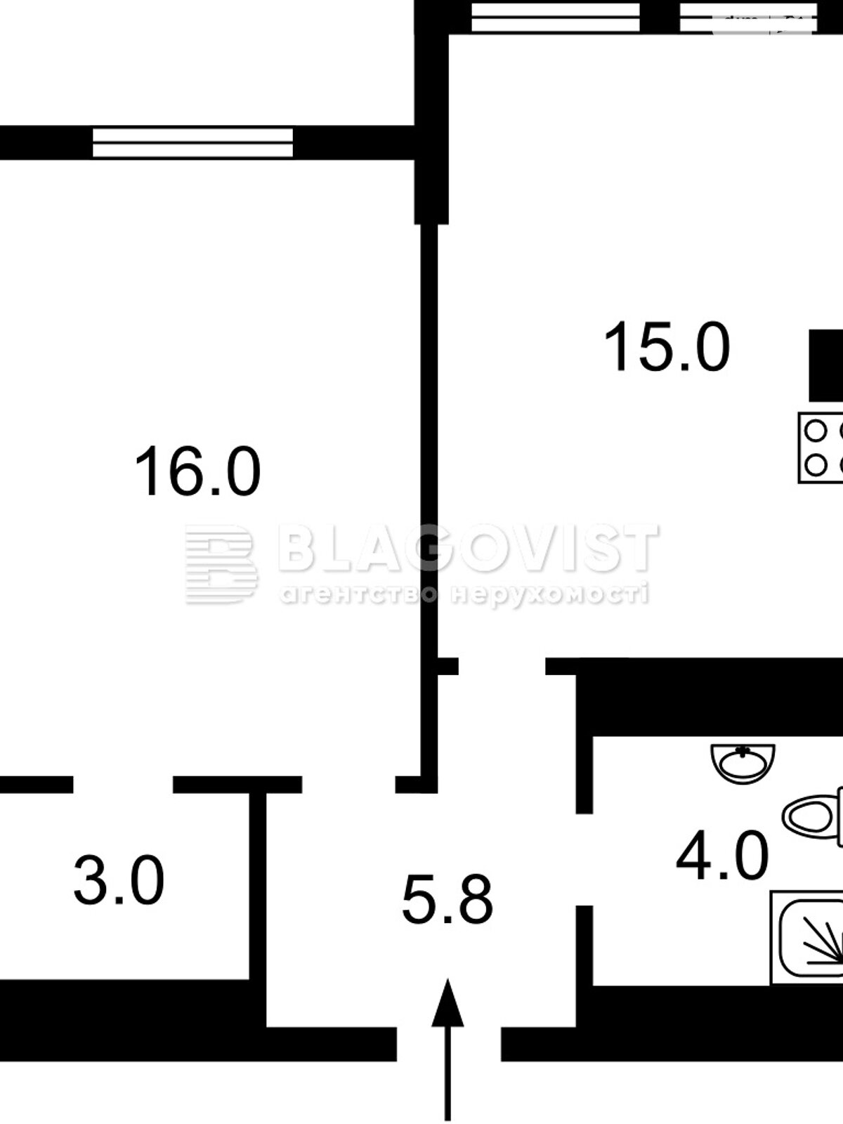 Продажа двухкомнатной квартиры в Киеве, на ул. Юношеская 6, район Соломенский фото 1