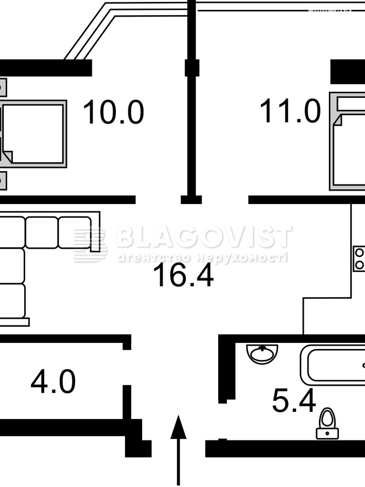 Продаж двокімнатної квартири в Києві, на вул. Митрополита Василя Липківського 37Б, район Солом'янка фото 1