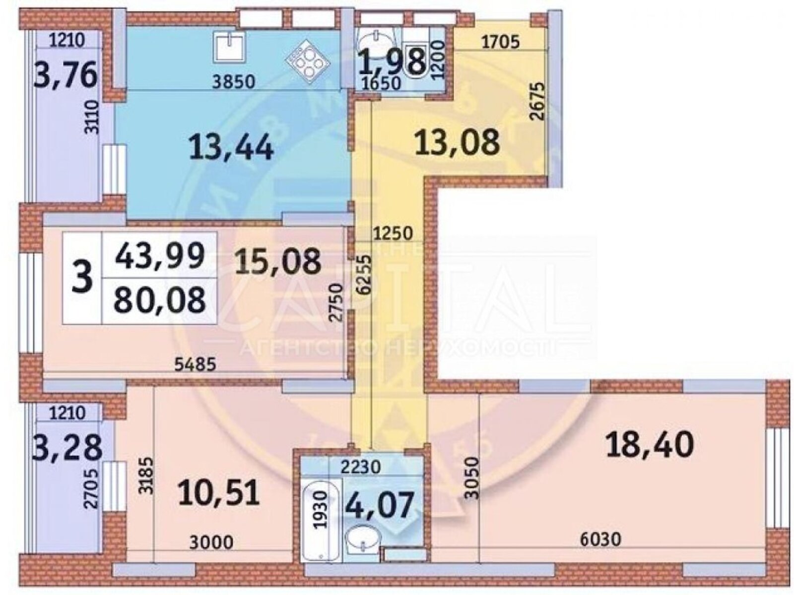 Продажа трехкомнатной квартиры в Киеве, на ул. Петра Радченко 27-29, район Соломянка фото 1