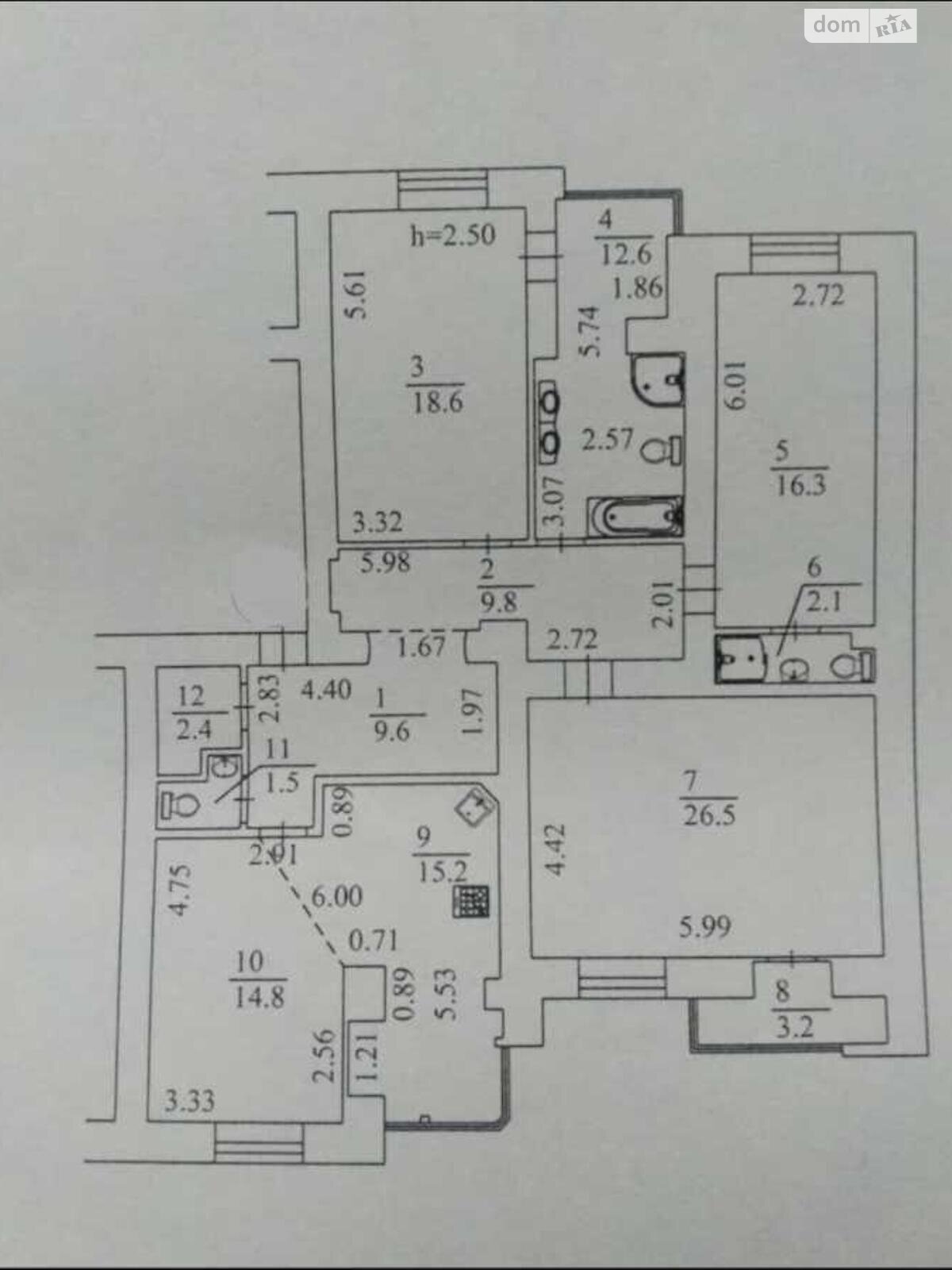 Продажа четырехкомнатной квартиры в Киеве, на ул. Тополевая 4/8, район Соломянка фото 1