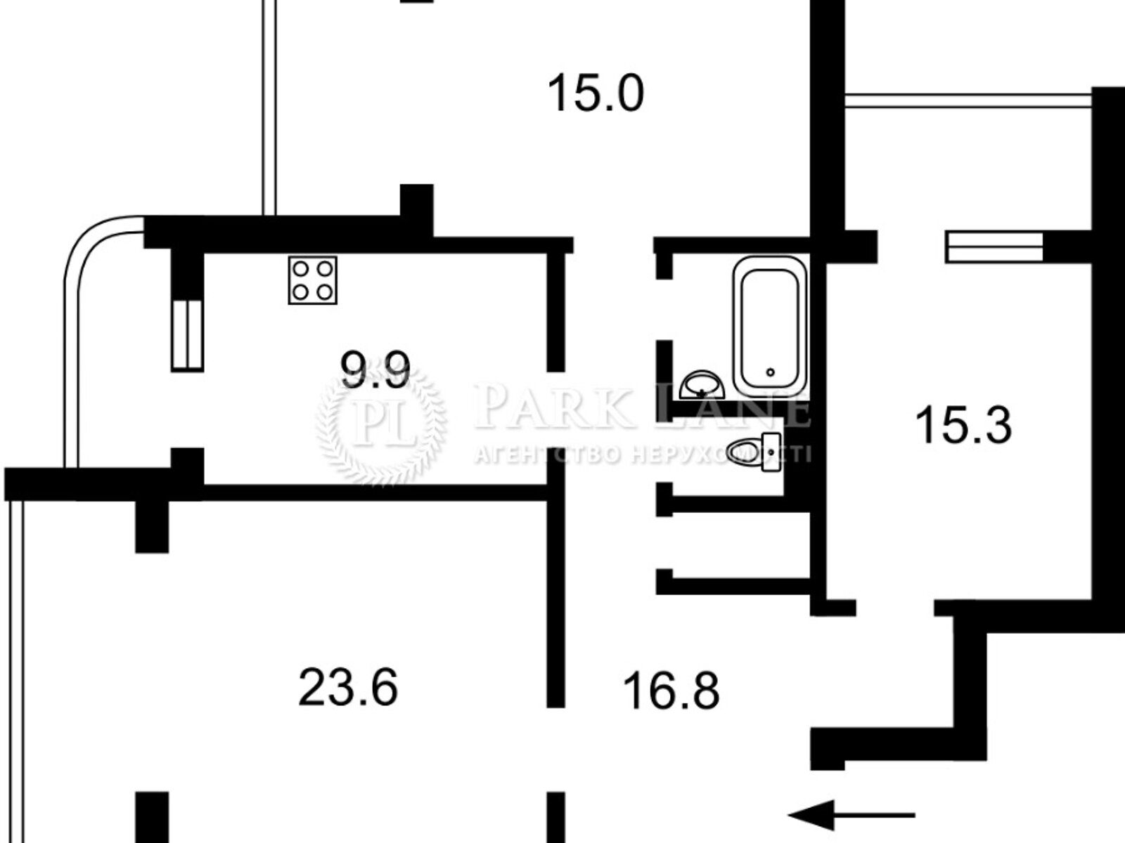 Продажа трехкомнатной квартиры в Киеве, на ул. Старонаводницкая 6А, фото 1