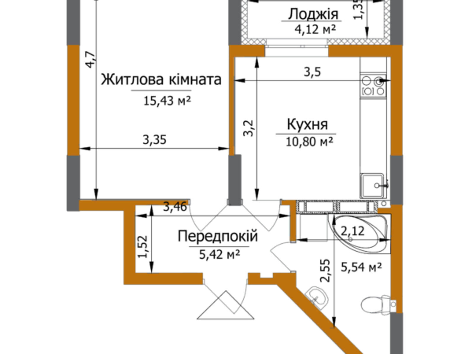 Продажа однокомнатной квартиры в Киеве, на ул. Живописная 7, район Святошинский фото 1