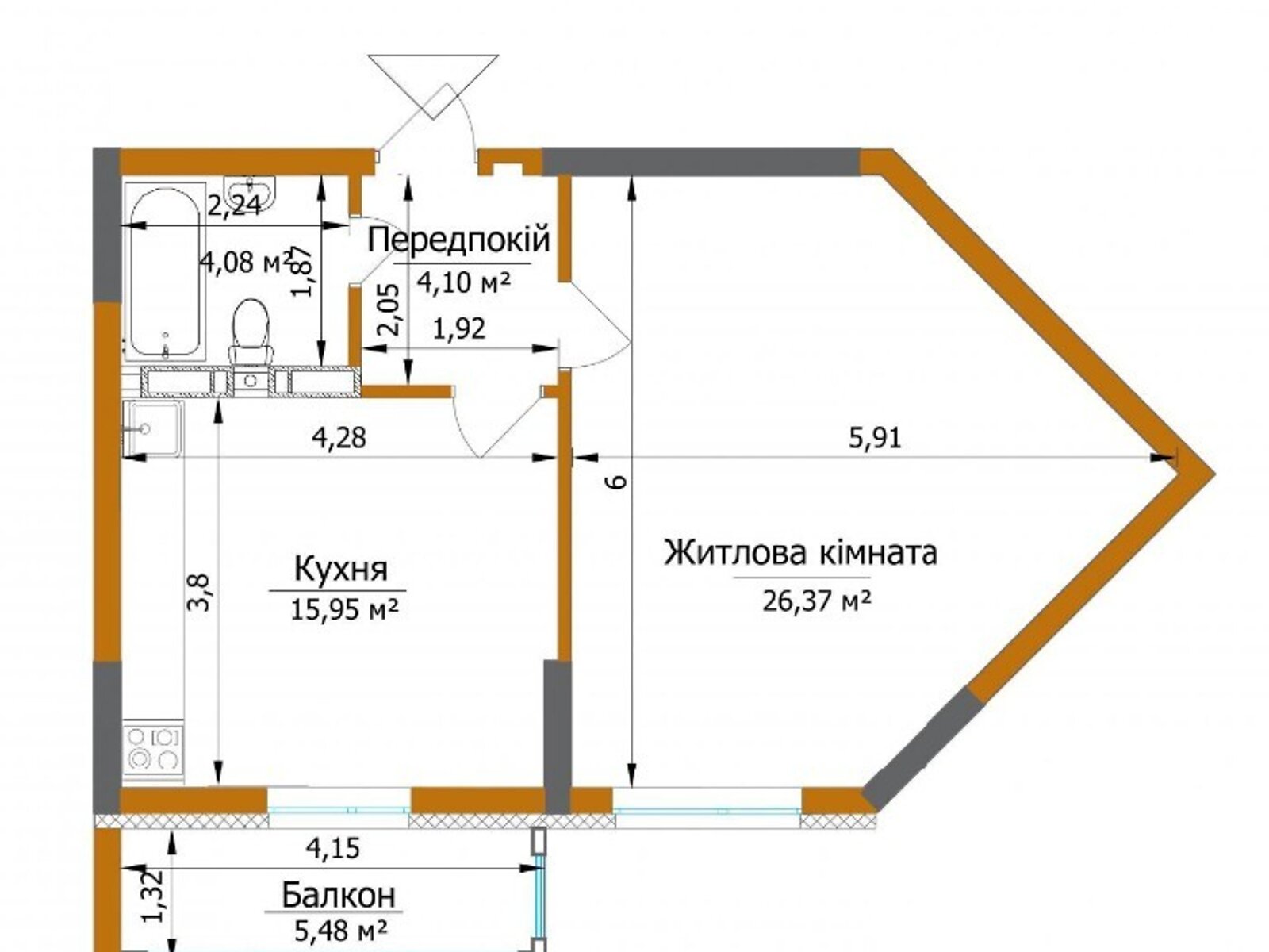 Продажа однокомнатной квартиры в Киеве, на ул. Живописная 7, район Святошинский фото 1