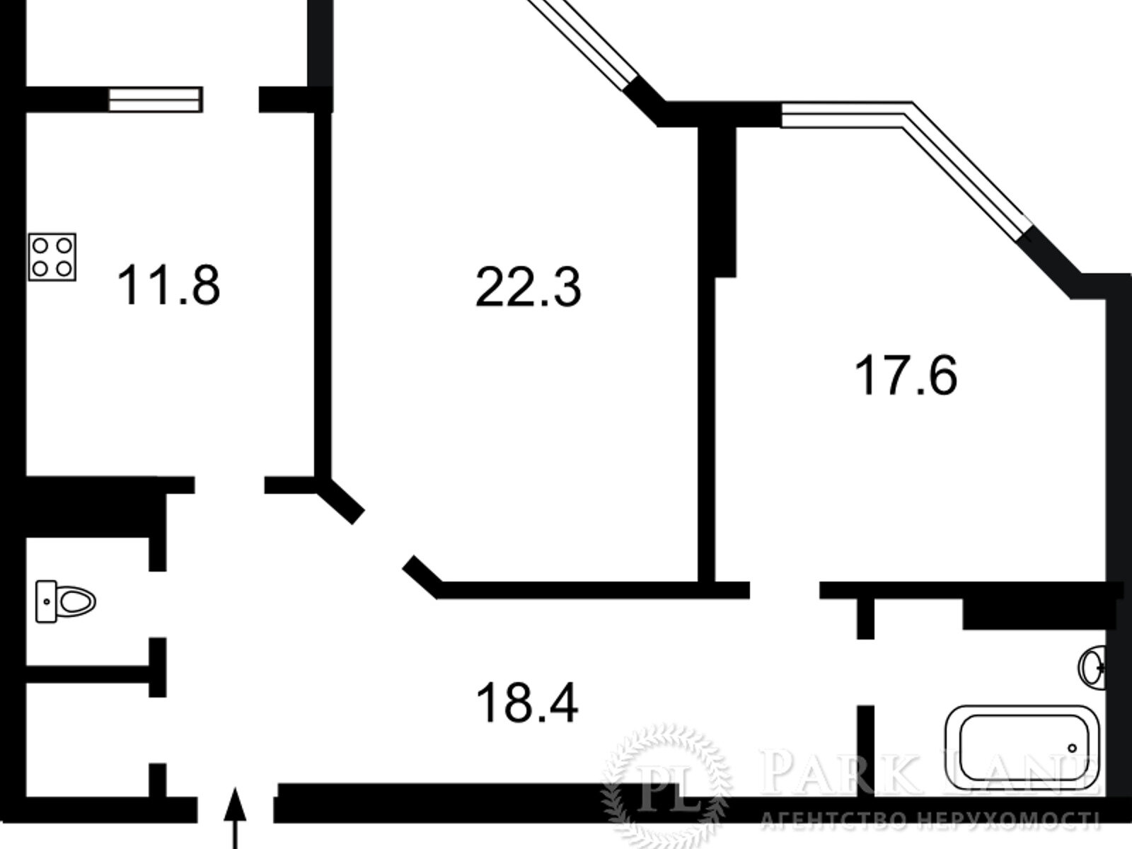 Продажа двухкомнатной квартиры в Киеве, на ул. Николая Краснова 19, район Святошинский фото 1