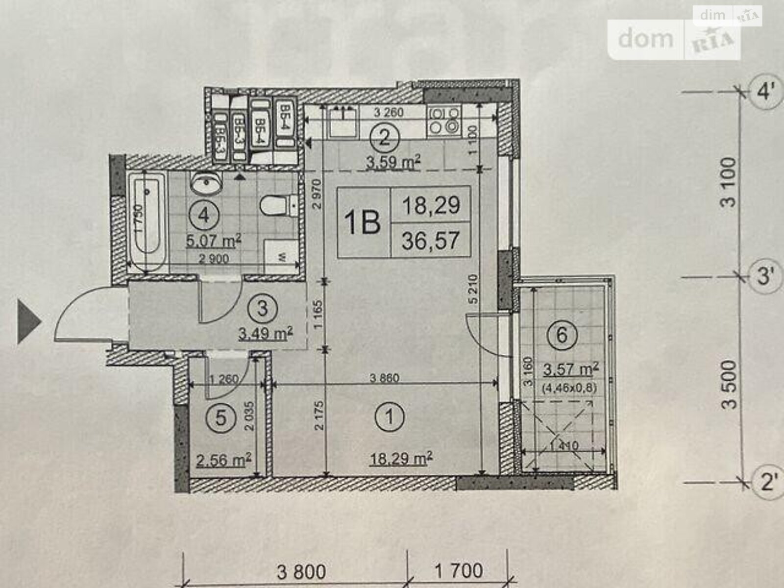 Продаж однокімнатної квартири в Києві, на вул. Перемоги 65Б, район Святошинський фото 1