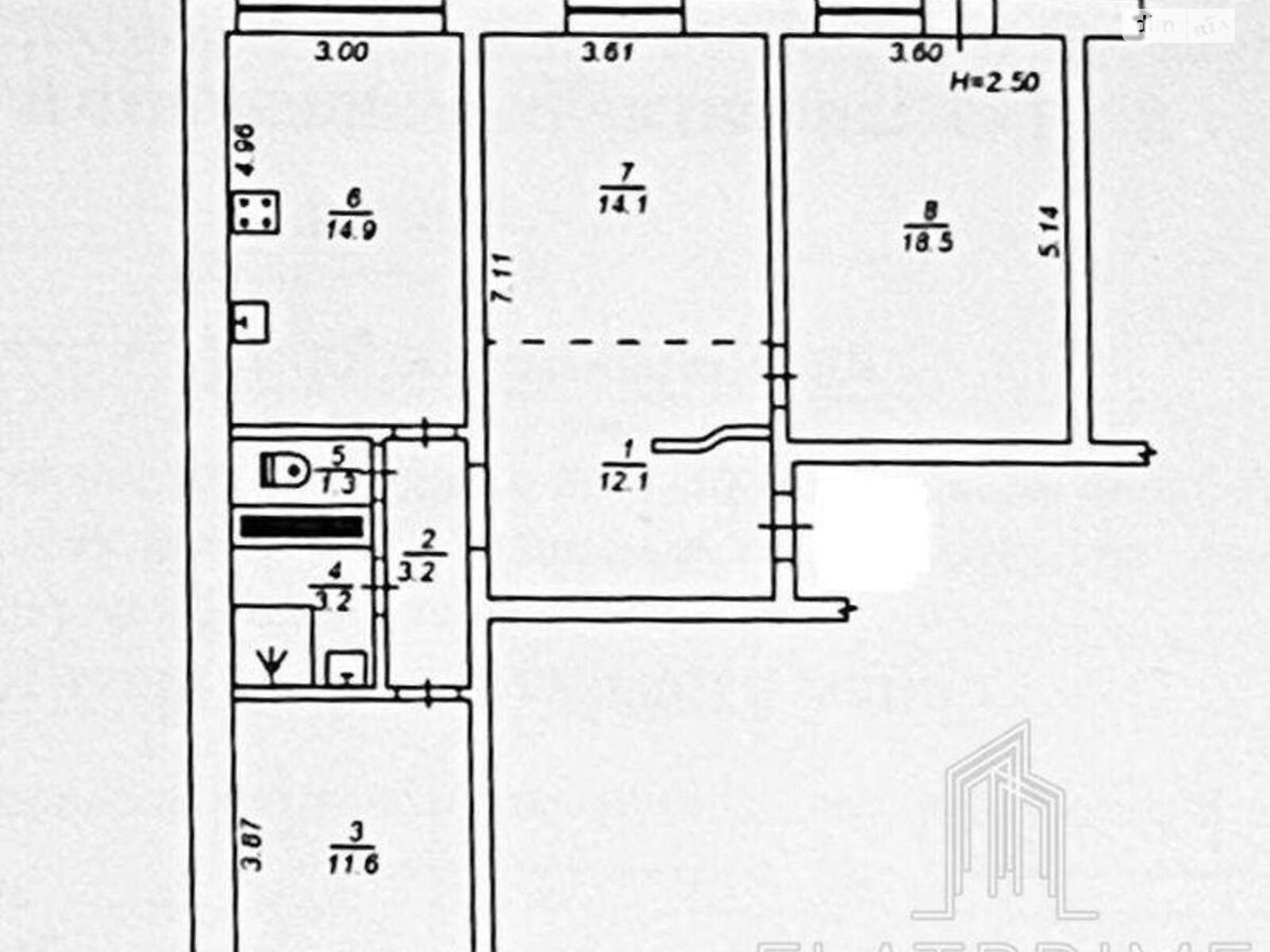 Продаж трикімнатної квартири в Києві, на пл. Святошинська 1, район Святошинський фото 1