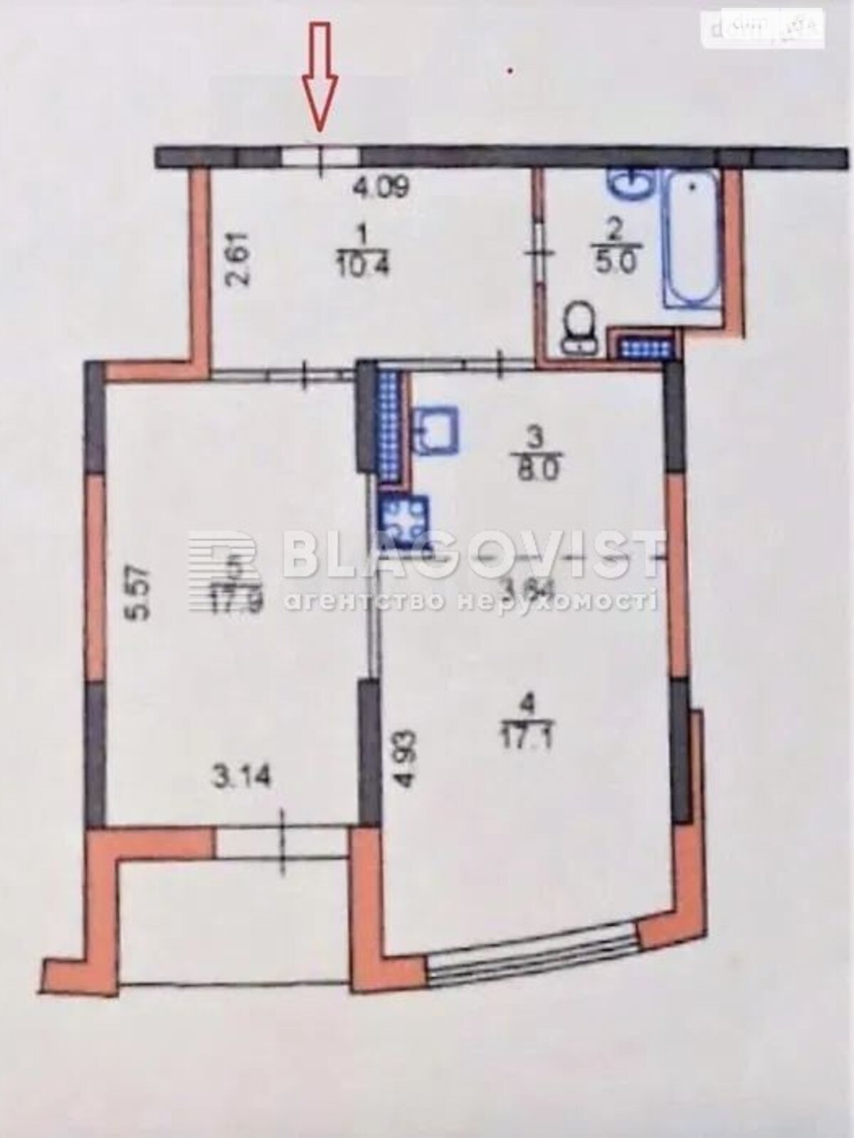 Продажа двухкомнатной квартиры в Киеве, на ул. Владимира Наумовича 4, кв. 77, район Святошинский фото 1