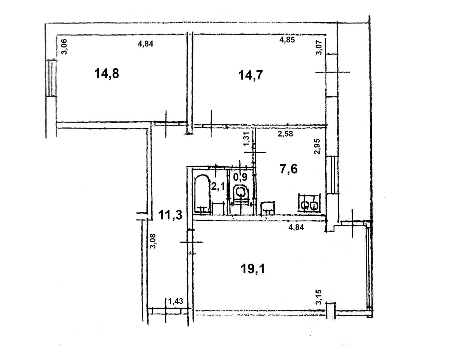 Продажа трехкомнатной квартиры в Киеве, на ул. Академика Щусева 36, район Сырец фото 1 Продажа трехкомнатной квартиры в Киеве, на ул. Академика Щусева 36, район Сырец фото 1