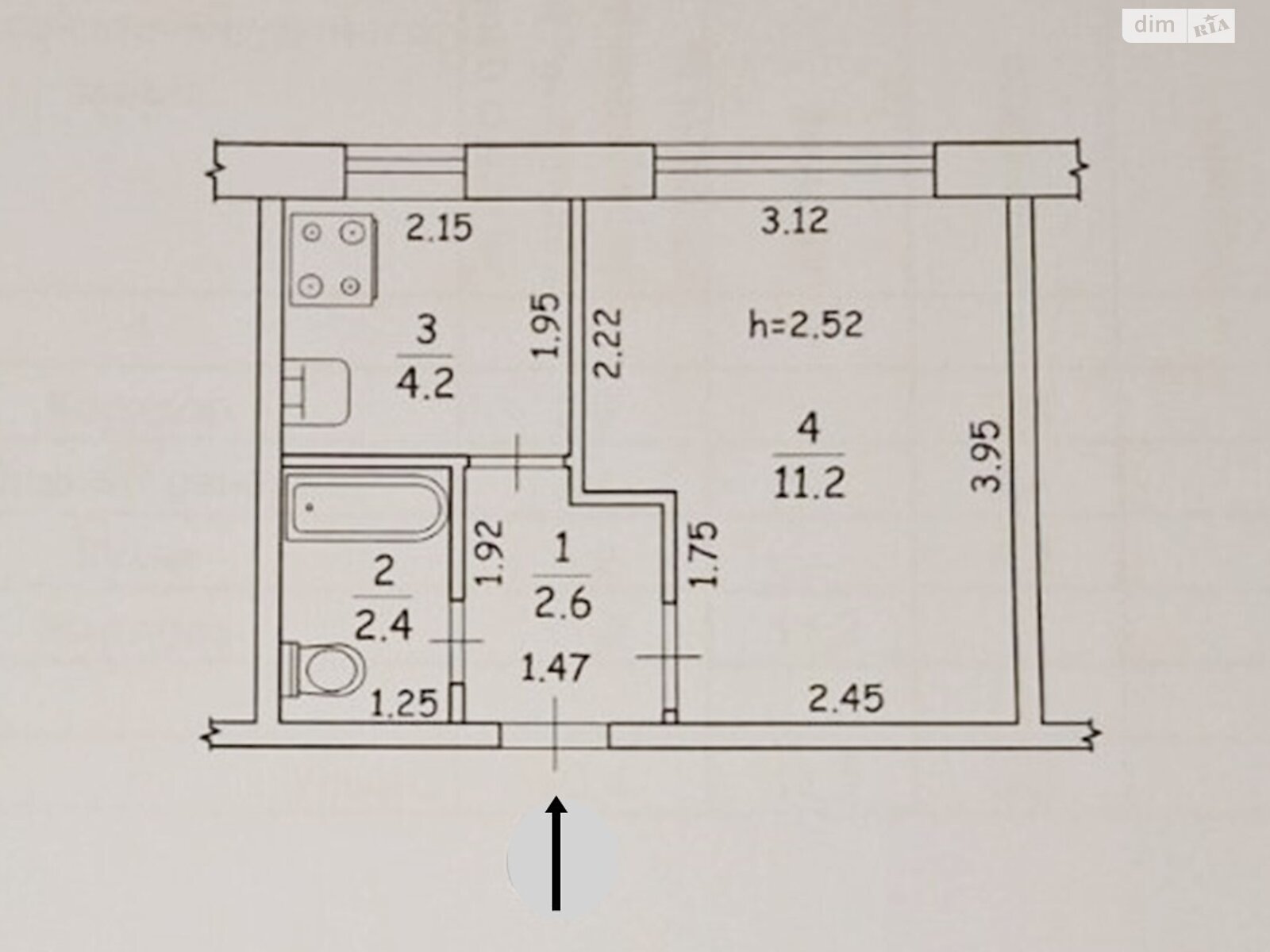 Продаж однокімнатної квартири в Києві, на вул. Бакинська 37В, район Сирець фото 1