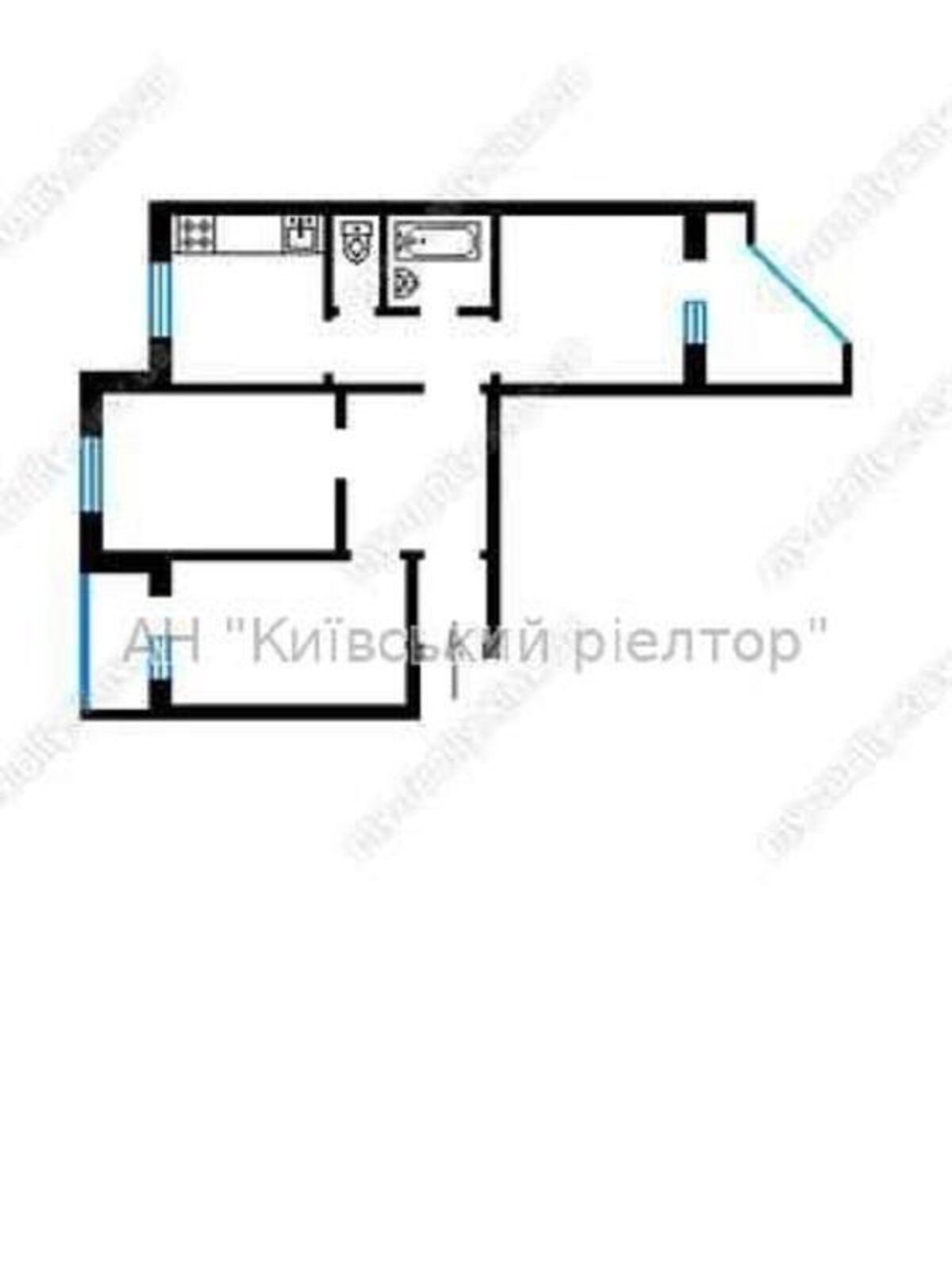 Продажа трехкомнатной квартиры в Киеве, на ул. Тираспольская 47, район Сырец фото 1