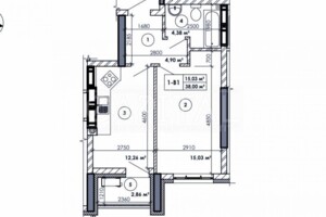 Продажа однокомнатной квартиры в Киеве, на ул. Жулянская 3, район Теремки-1 фото 2