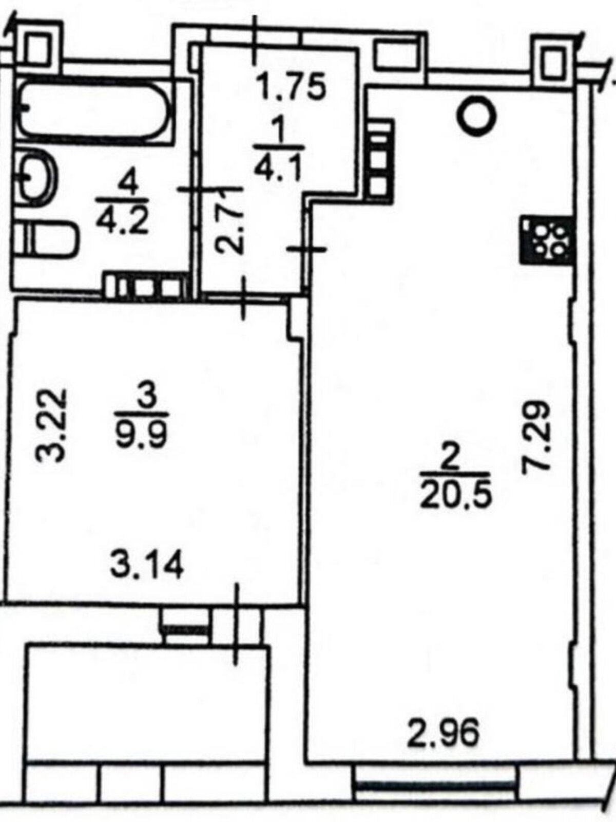 Продажа однокомнатной квартиры в Киеве, на ул. Теремковская 4А, район Теремки-1 фото 1