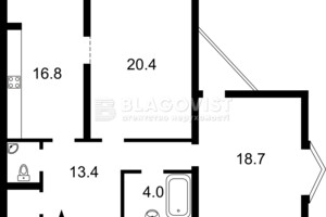 Продажа двухкомнатной квартиры в Киеве, на ул. Юлии Здановской 56, район Теремки-2 фото 2