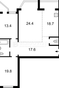 Продажа трехкомнатной квартиры в Киеве, на ул. Юлии Здановской 52/3, район Теремки-2 фото 2