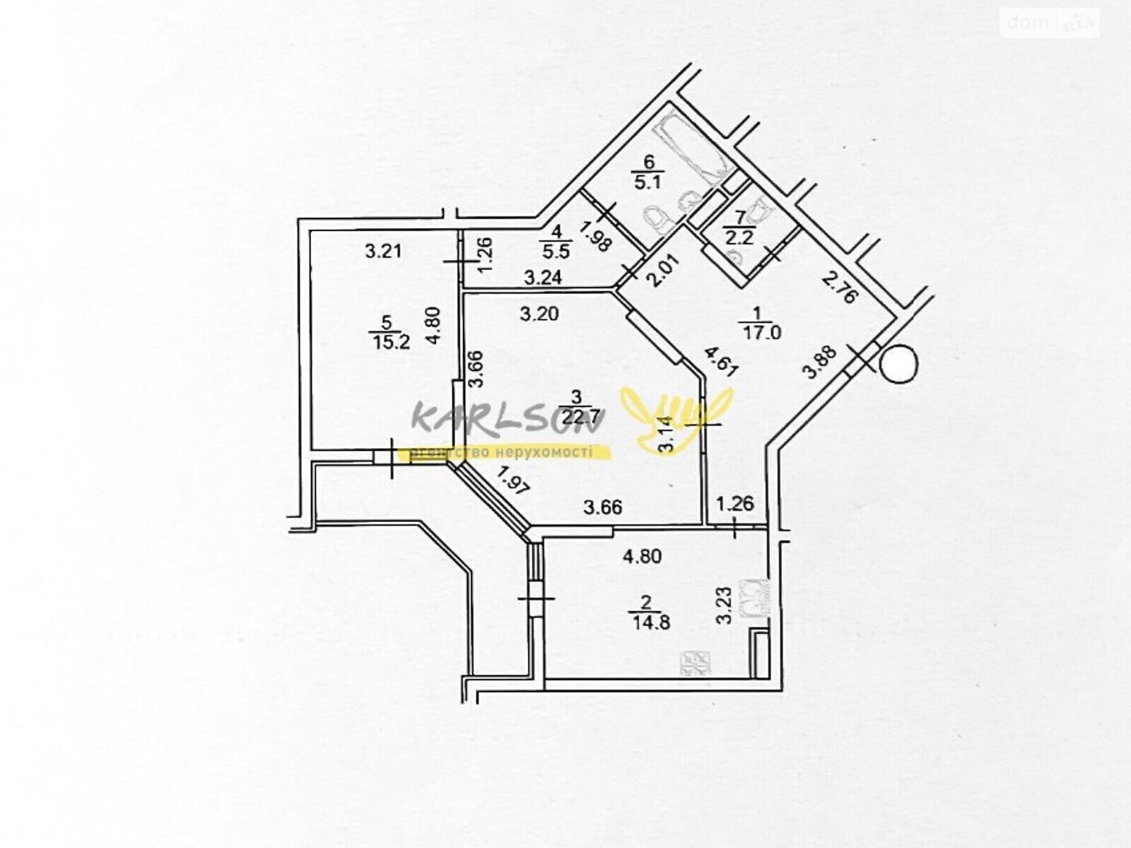 Продажа двухкомнатной квартиры в Киеве, на ул. Степана Рудницкого 5А, район Теремки-2 фото 1