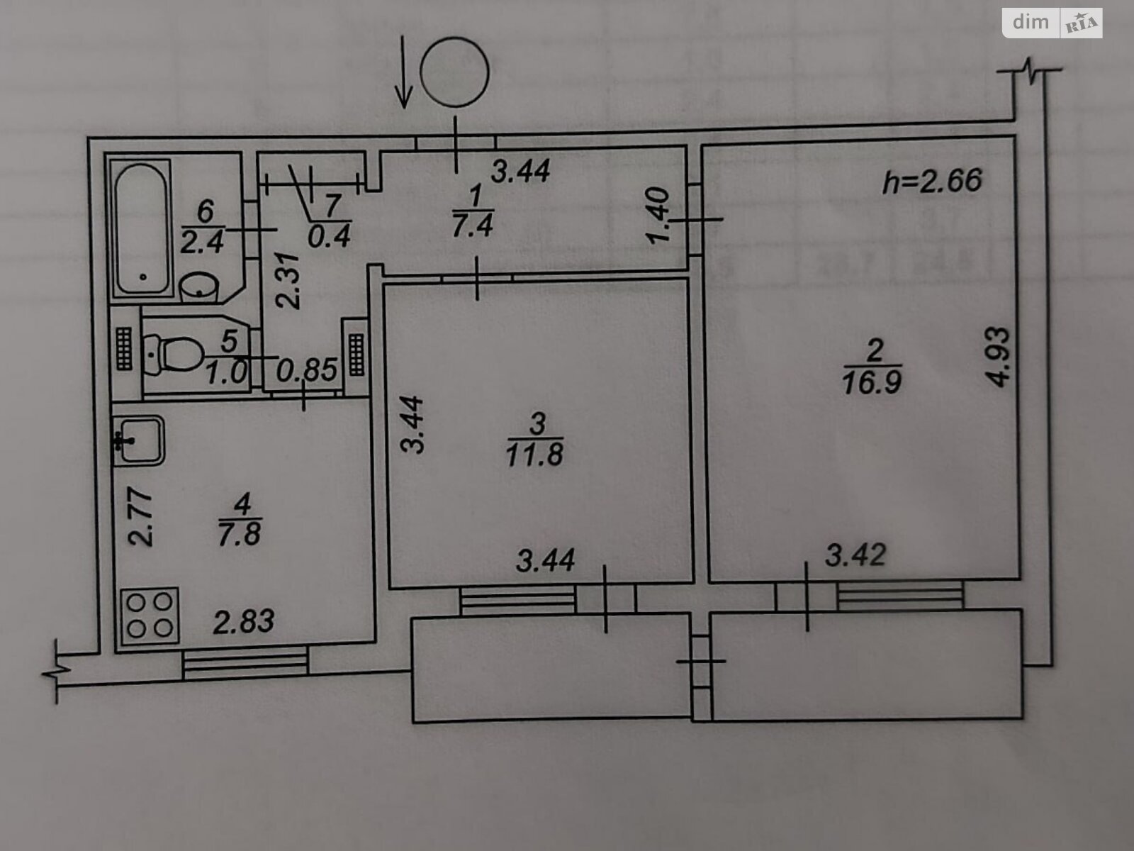Продажа двухкомнатной квартиры в Киеве, на просп. Червоной Калины 32, район Троещина фото 1