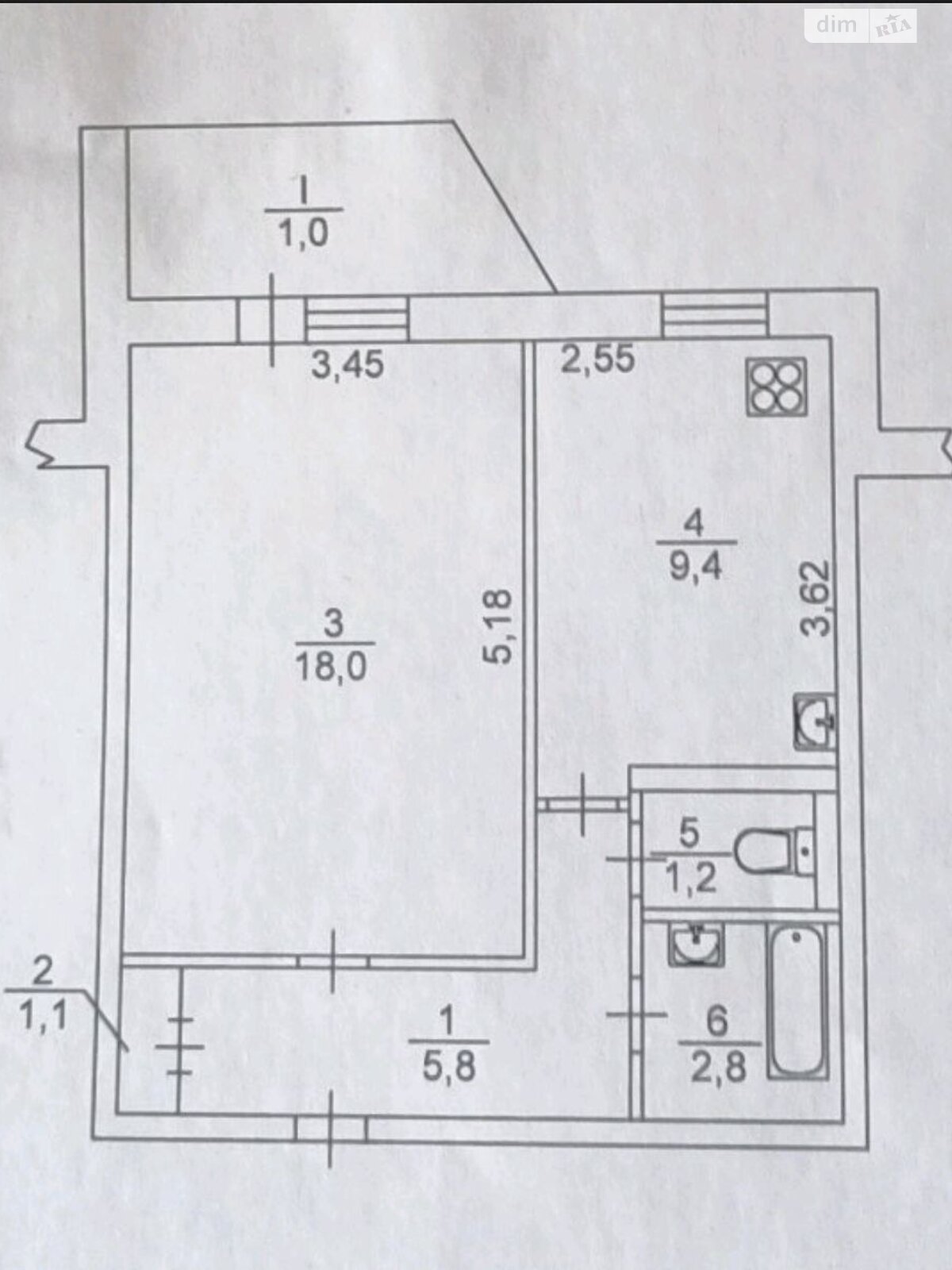 Продажа однокомнатной квартиры в Киеве, на ул. Константина Данькевича 15, район Деснянский фото 1