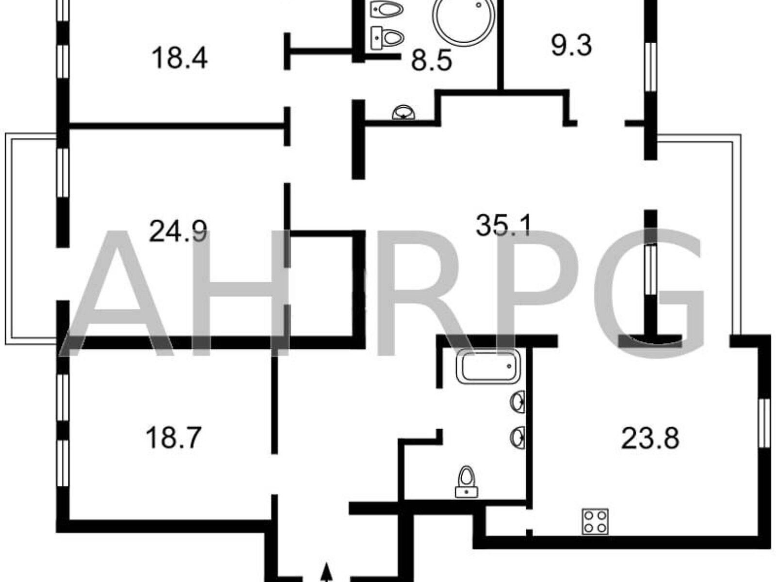 Продажа пятикомнатной квартиры в Киеве, на ул. Большая Житомирская 18А, район Центр фото 1