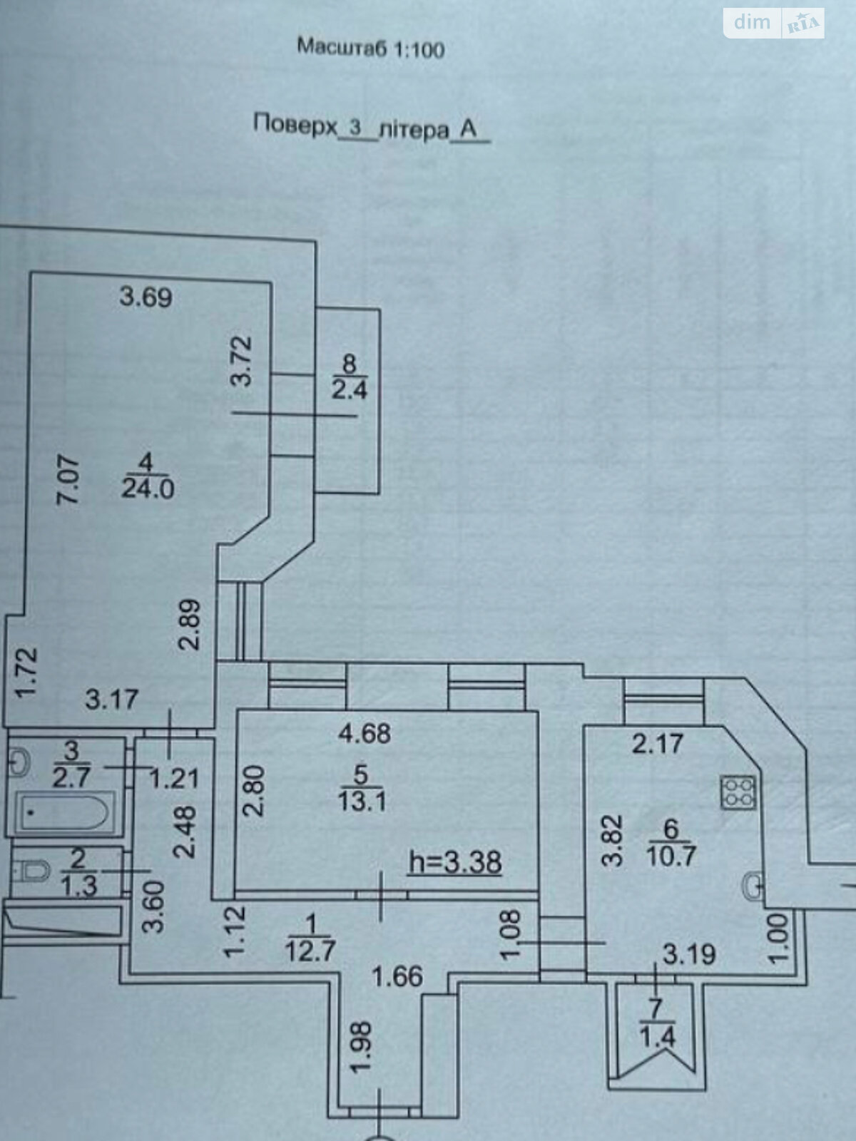 Продажа двухкомнатной квартиры в Киеве, на пер. Чеховский 11, район Центр фото 1