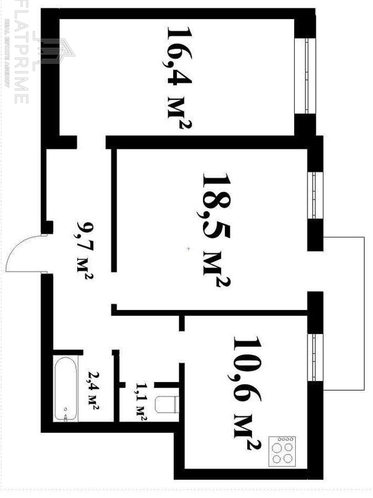 Продажа двухкомнатной квартиры в Киеве, на ул. Деловая 11, район Центр фото 1