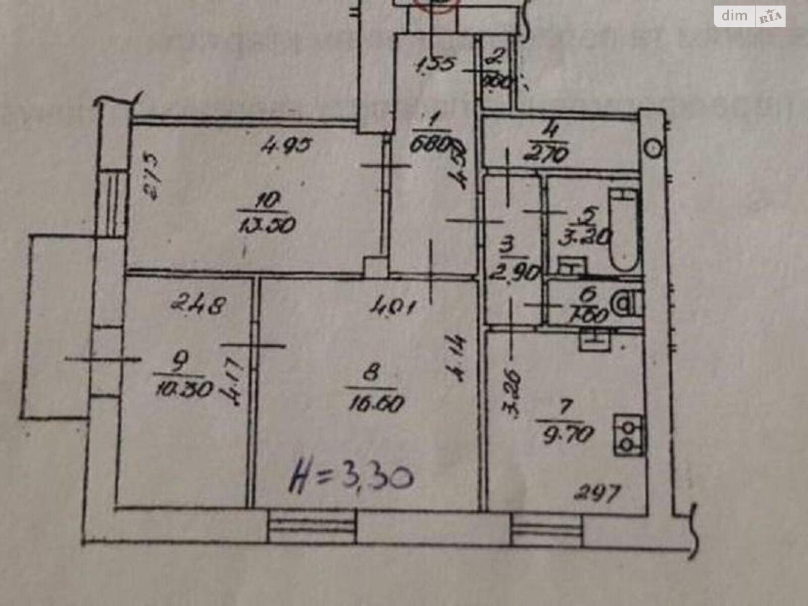 Продаж трикімнатної квартири в Києві, на вул. Жилянська 83/53, район Центр фото 1