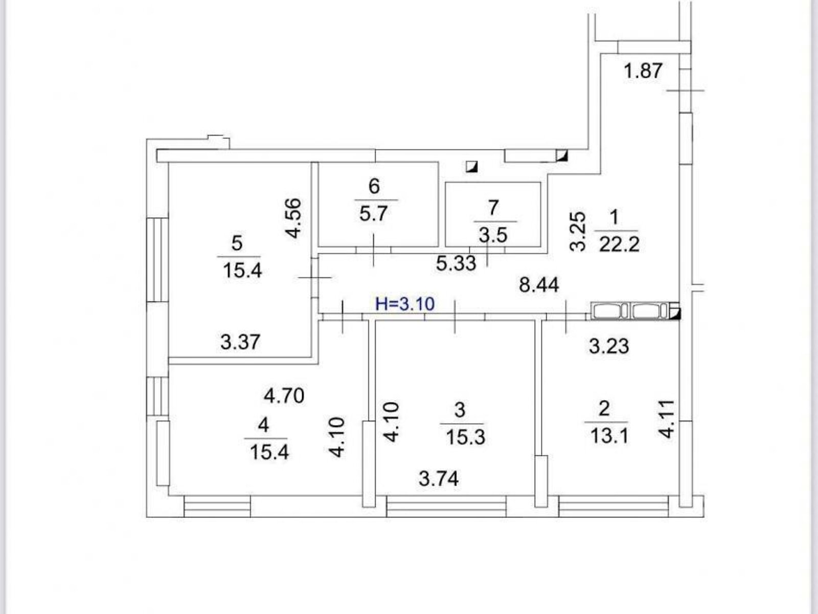 Продажа трехкомнатной квартиры в Киеве, на ул. Зверинецкая 70А, район Центр фото 1