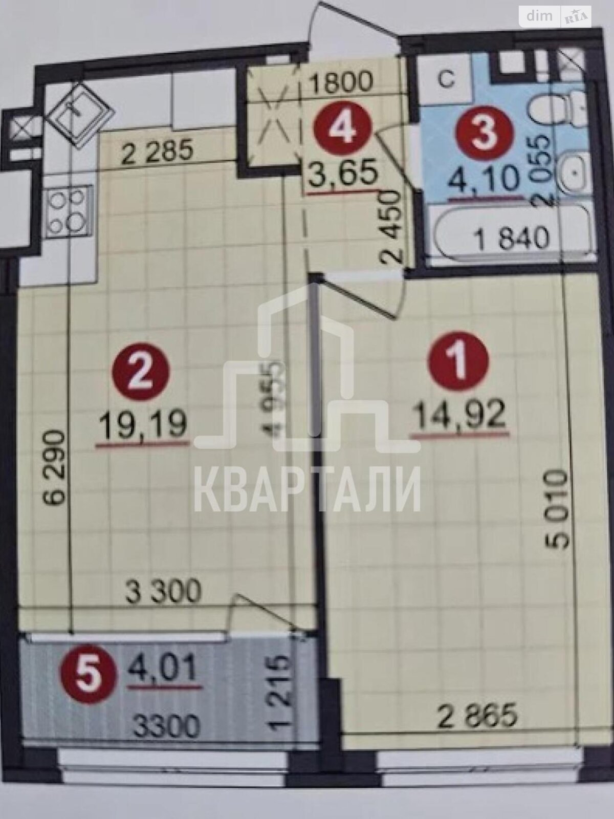 Продажа однокомнатной квартиры в Киеве, на просп. Правды 45, район Ветряные Горы фото 1