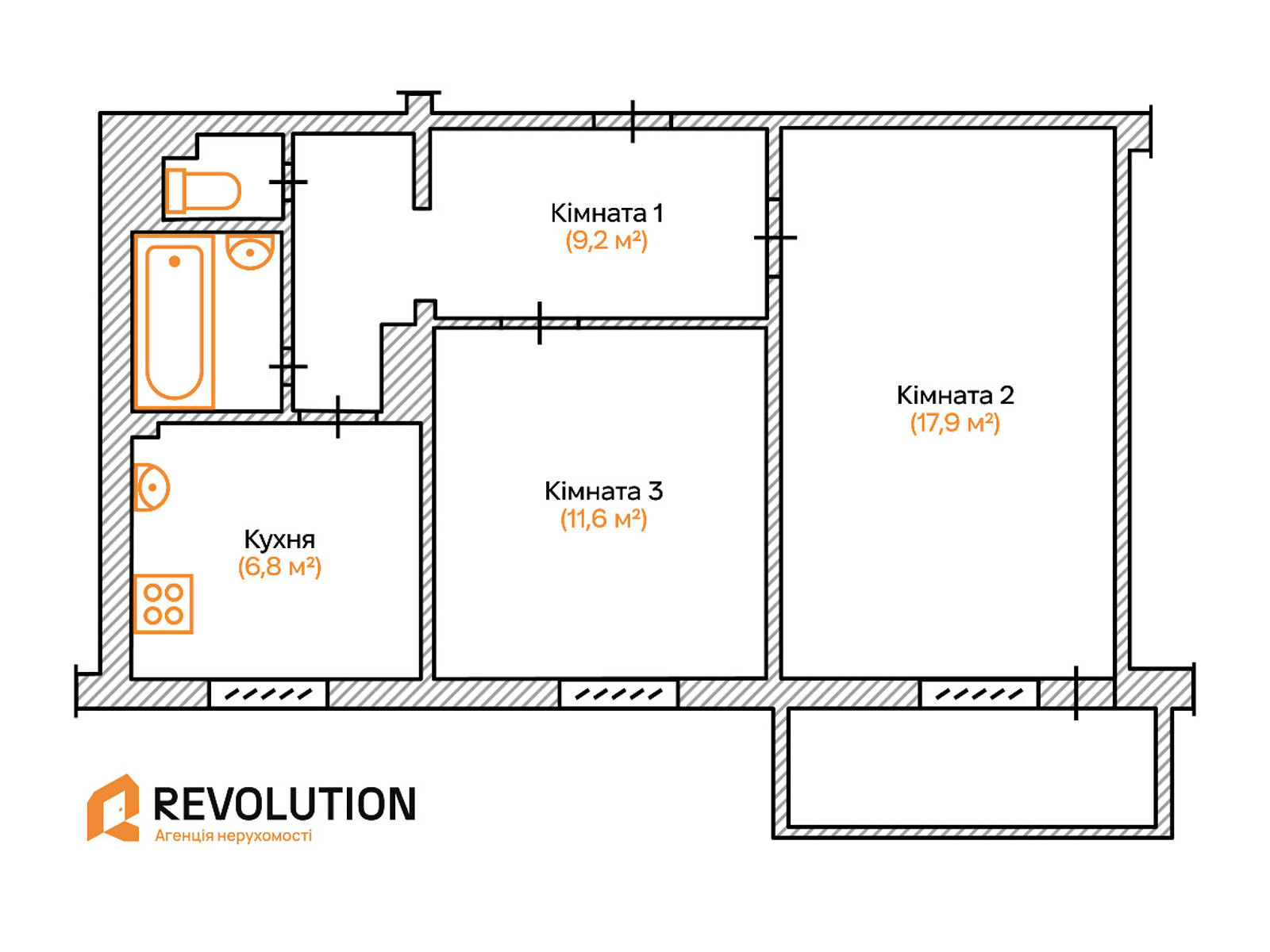 Продаж двокімнатної квартири в Києві, на просп. Європейського Союзу 10, район Виноградар фото 1