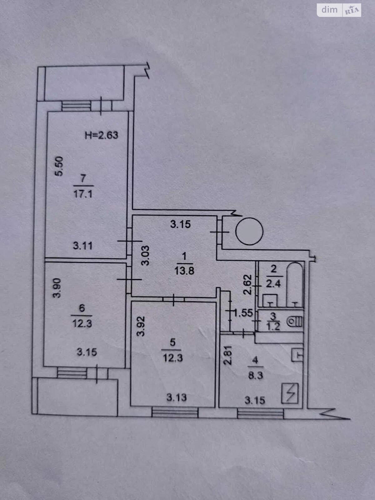 Продажа трехкомнатной квартиры в Киеве, на просп. Свободы 38, район Виноградарь фото 1