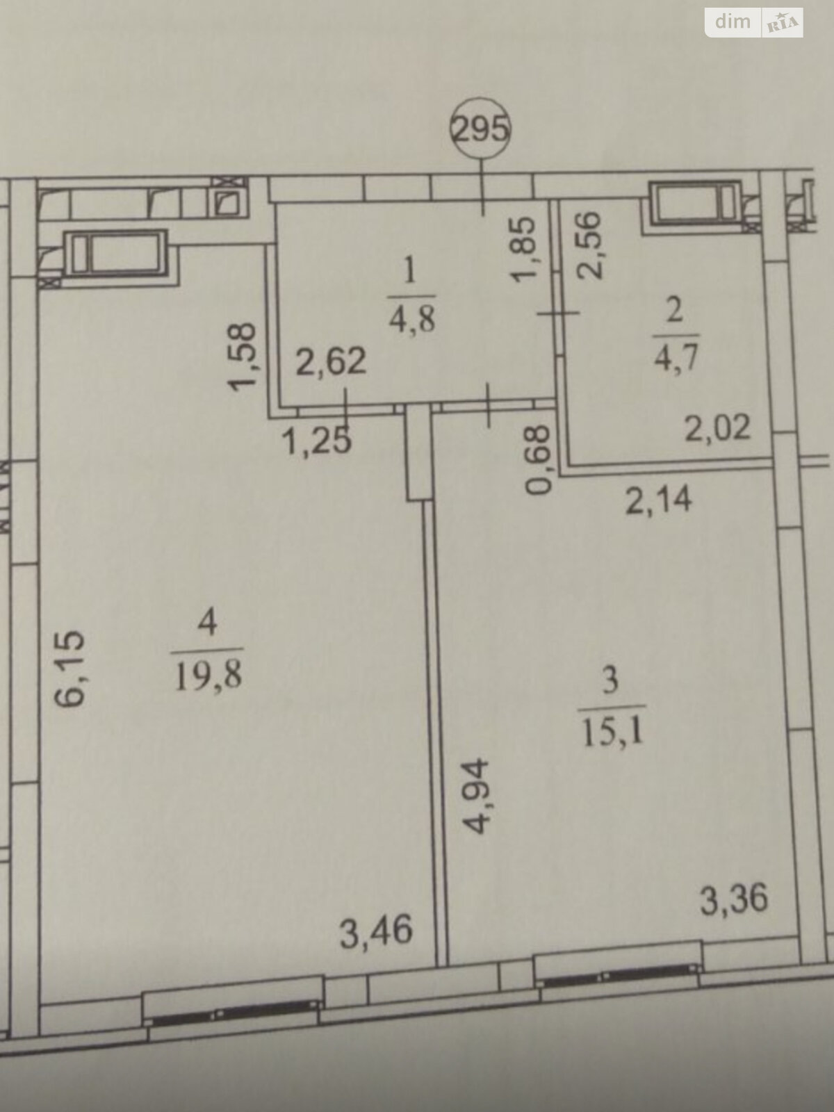 Продаж однокімнатної квартири в Києві, на вул. Воскресенська 2В, район Воскресенка фото 1