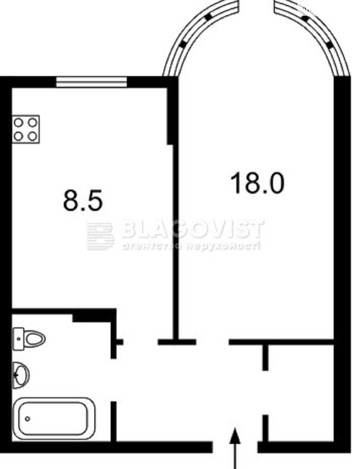 Продажа однокомнатной квартиры в Киеве, на ул. Вячеслава Черновола 29А, фото 1 Продажа однокомнатной квартиры в Киеве, на ул. Вячеслава Черновола 29А, фото 1