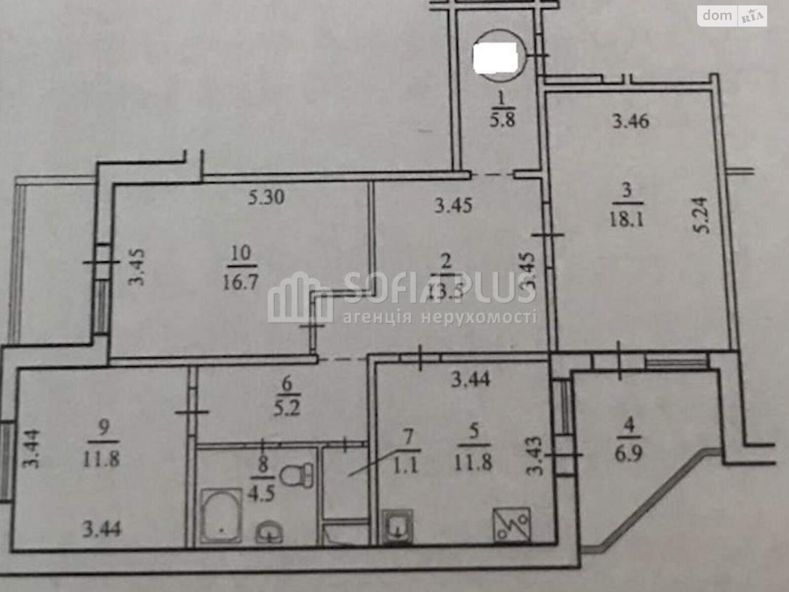 Продажа трехкомнатной квартиры в Киеве, на ул. Драгоманова 1, район Западные Позняки фото 1