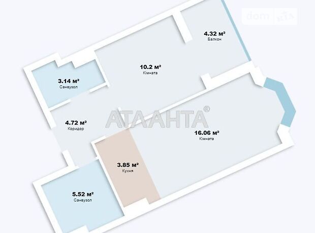 Продажа двухкомнатной квартиры в Новосілках, на ул. Пригородная, фото 1 Продажа двухкомнатной квартиры в Новосілках, на ул. Пригородная, фото 1