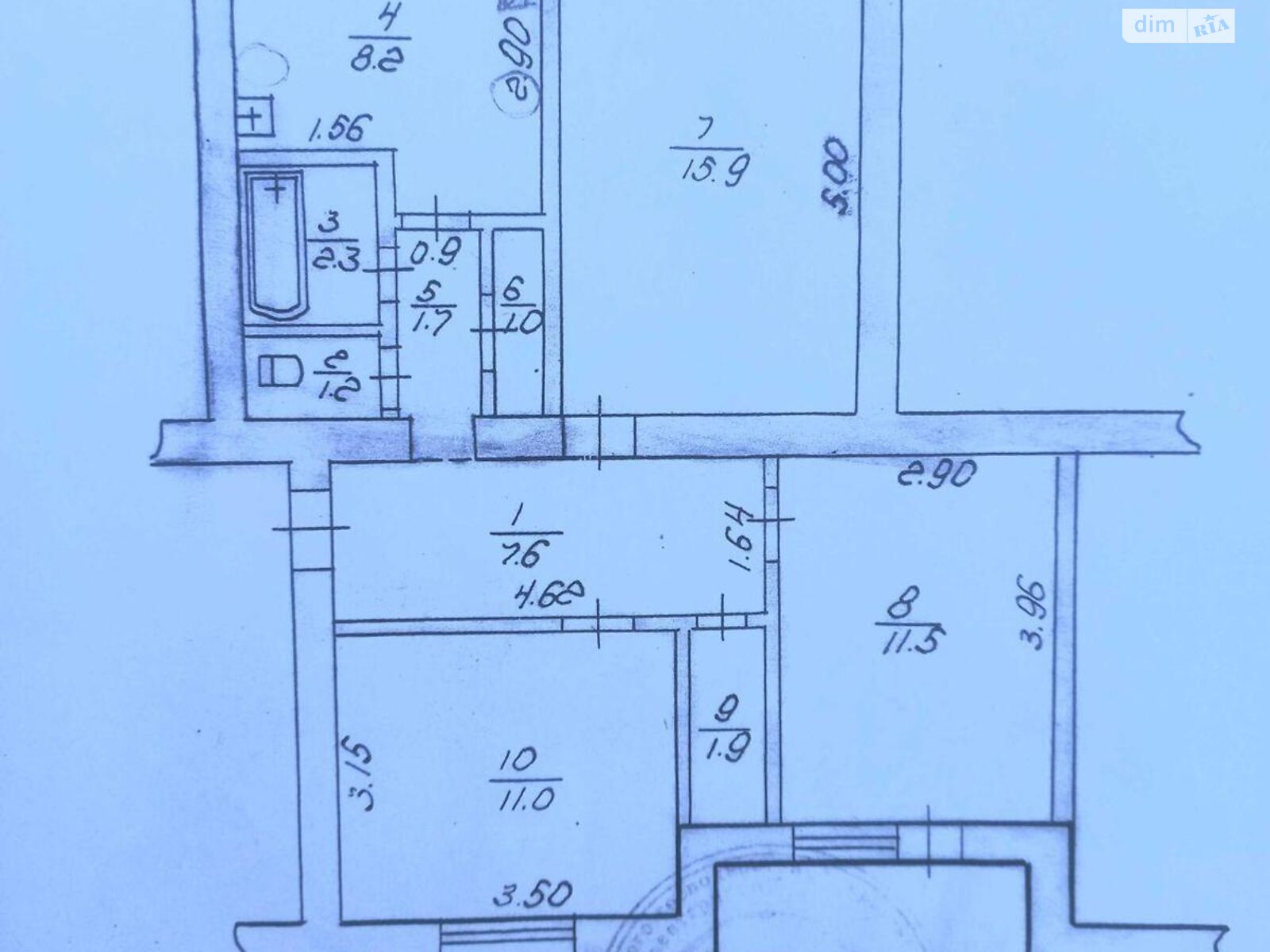 Продажа трехкомнатной квартиры в Кожанке, на ул. Мира 34, фото 1