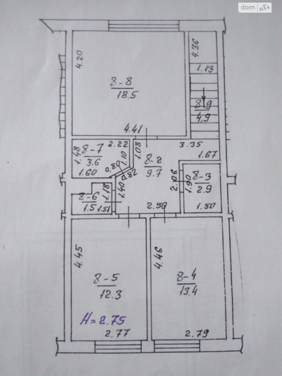 Продажа четырехкомнатной квартиры в Коломые, на ул. Мазепы 81, район Коломыя фото 1