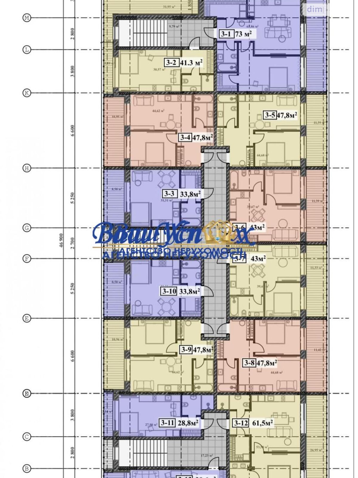 Продажа трехкомнатной квартиры в Козине, на ул. Анатолия Соловьенко 76, фото 1 Продажа трехкомнатной квартиры в Козине, на ул. Анатолия Соловьенко 76, фото 1