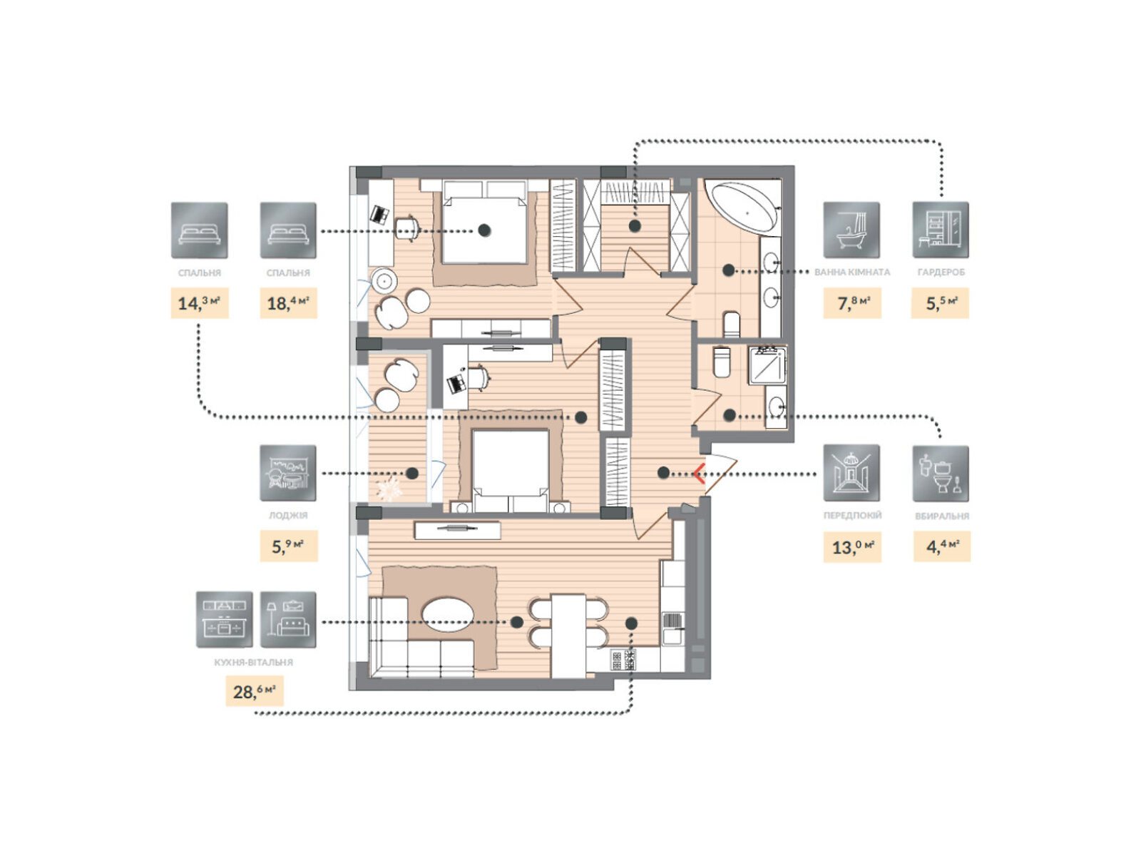 Продажа двухкомнатной квартиры в Козине, на пер. Казацкий 11, фото 1