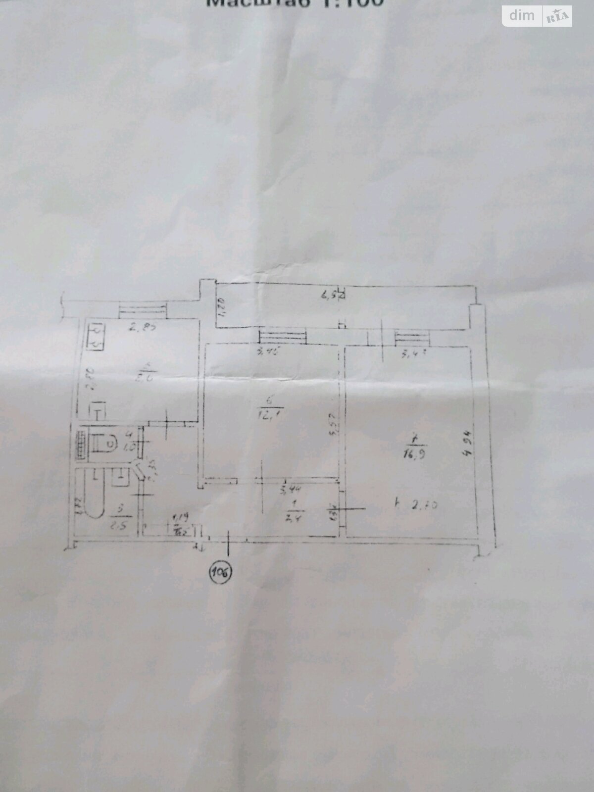 Продажа двухкомнатной квартиры в Кременчуге, на квартал 297, район Автозаводской фото 1