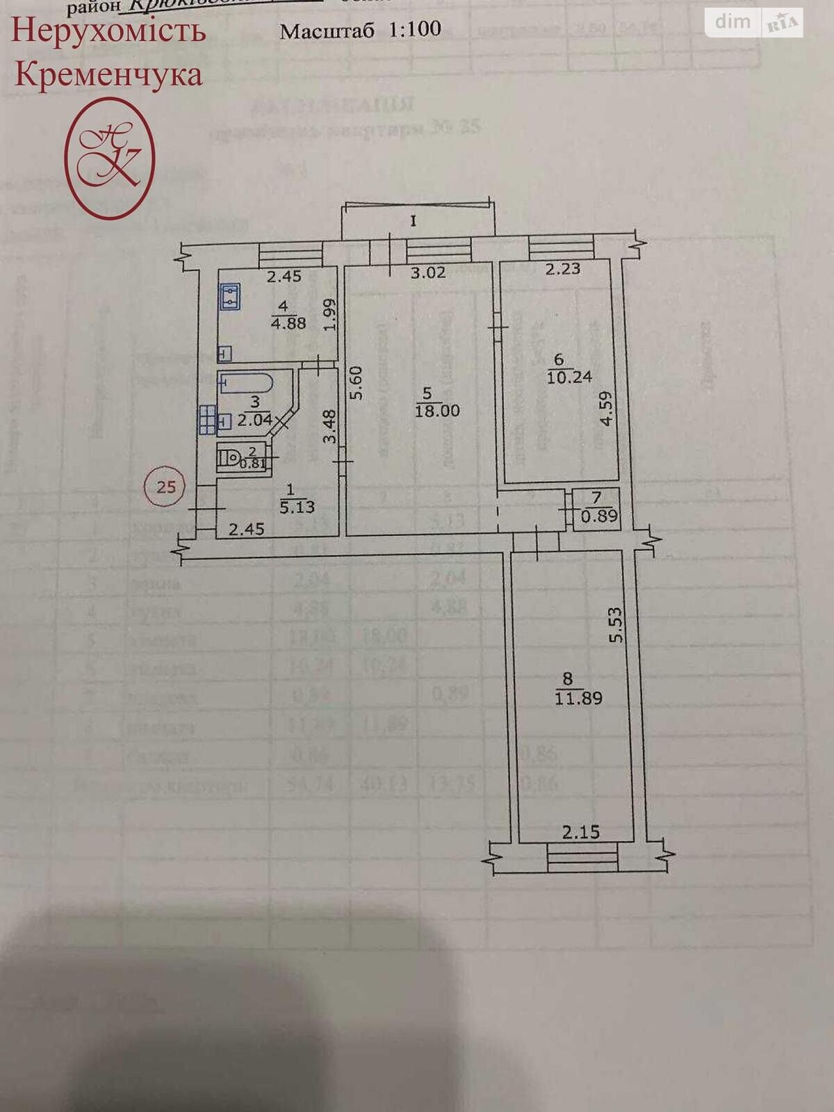 Продажа трехкомнатной квартиры в Кременчуге, на ул. Небесной Сотни, район Кременчуг фото 1