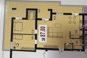 Продаж трикімнатної квартири в Крихівцях, на вул. 24-го Серпня 8, фото 2