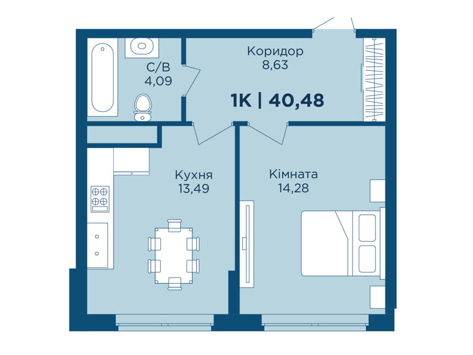 Продаж однокімнатної квартири в Крихівцях, на вул. Фізкультурна 27, фото 1 Продаж однокімнатної квартири в Крихівцях, на вул. Фізкультурна 27, фото 1