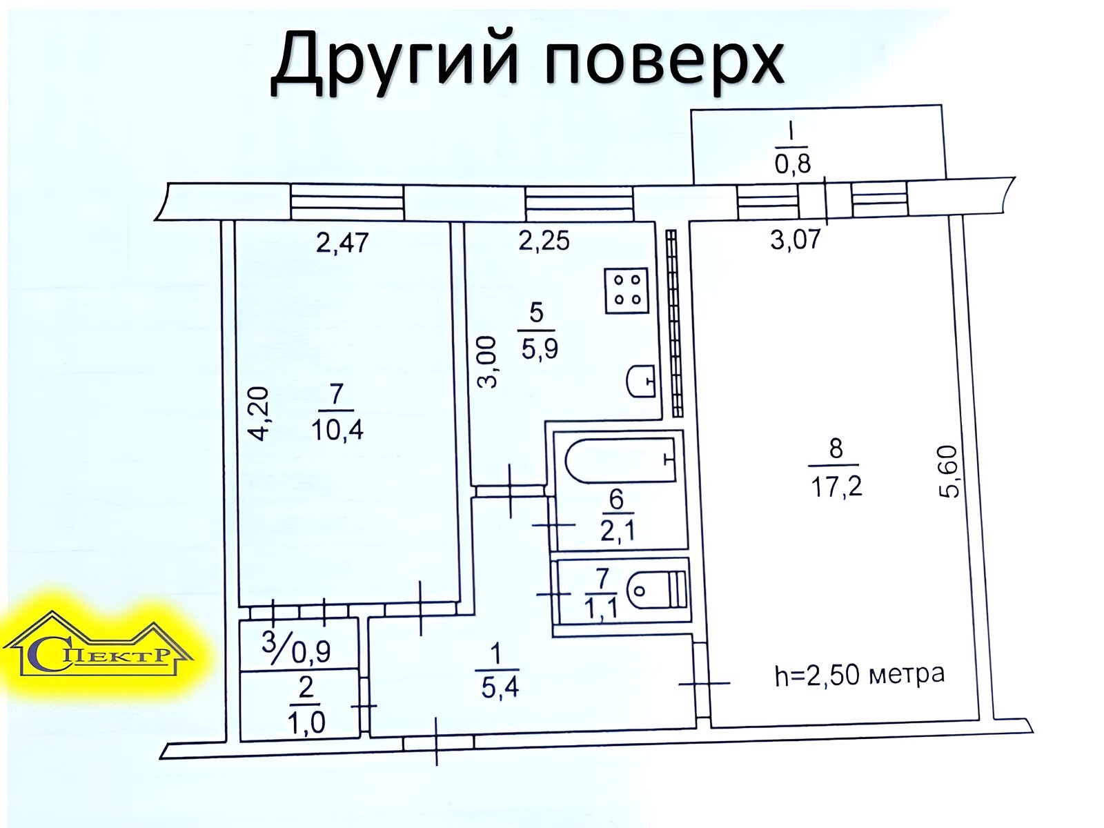 Продаж двокімнатної квартири в Кривому Розі, на вул. Вадима Гурова 45, район Довгинцівський фото 1 Продаж двокімнатної квартири в Кривому Розі, на вул. Вадима Гурова 45, район Довгинцівський фото 1