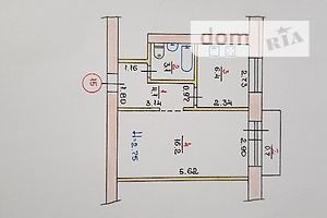 Продажа однокомнатной квартиры в Кривом Роге, на Кармелюка 12, район Ингулецкий фото 1