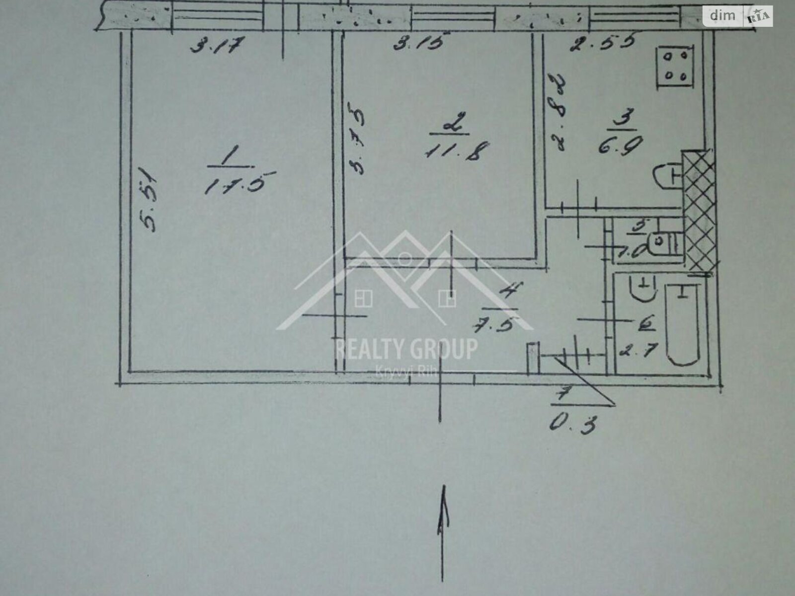 Продажа двухкомнатной квартиры в Кривом Роге, на мкр. Солнечный 43, район Кривой Рог фото 1