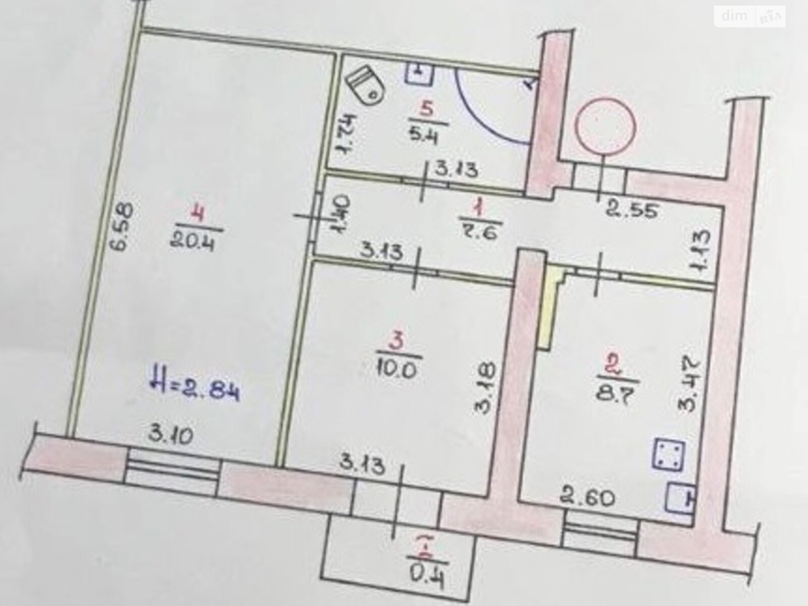 Продажа двухкомнатной квартиры в Кривом Роге, на ул. Вадима Гурова, район Металлургический фото 1