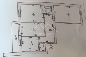 Продаж трикімнатної квартири в Кривому Розі, на вул. Віталія Матусевича 2А, кв. 21, район Металургійний фото 2