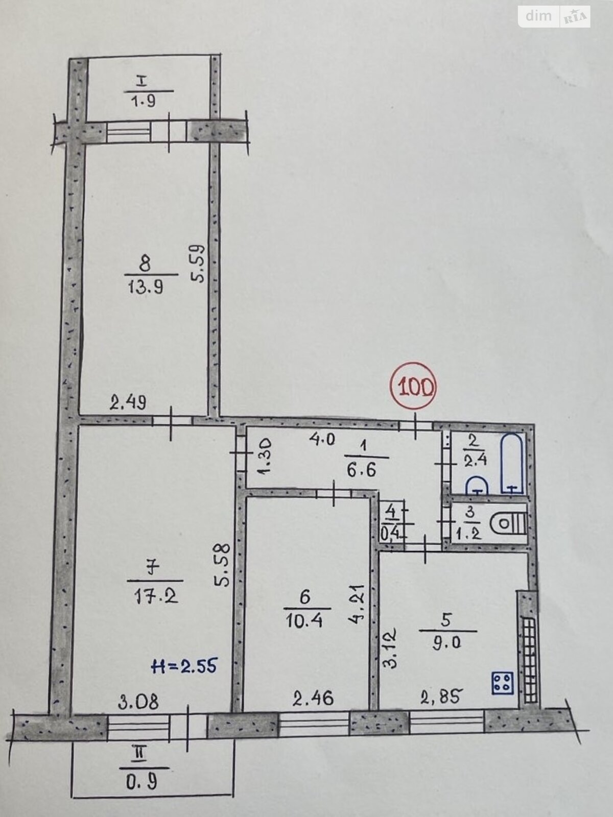 Продажа двухкомнатной квартиры в Кривом Роге, на ул. 5-й Заречный микрорайон, район Покровский фото 1 Продажа двухкомнатной квартиры в Кривом Роге, на ул. 5-й Заречный микрорайон, район Покровский фото 1