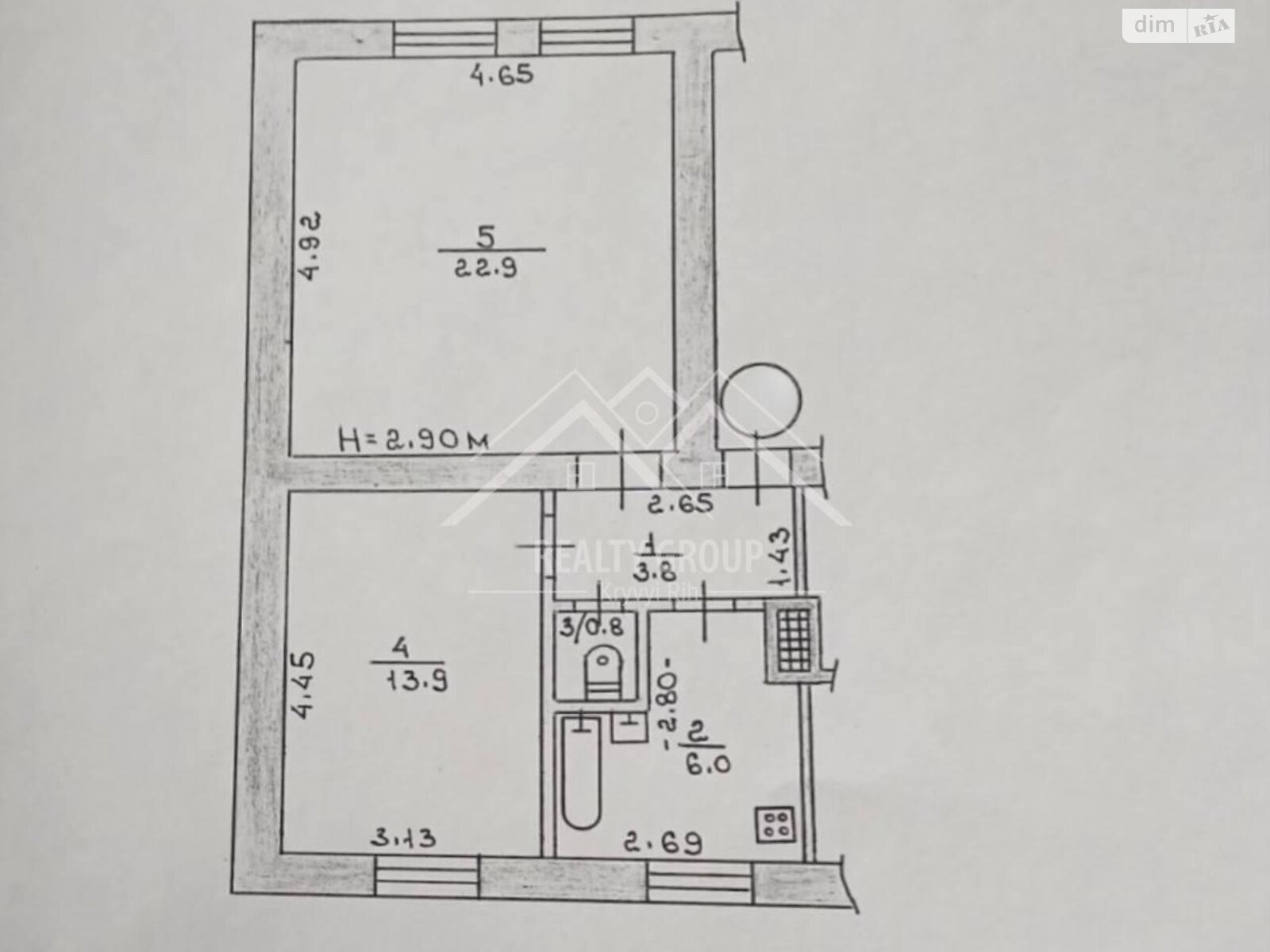 Продаж двокімнатної квартири в Кривому Розі, на вул. Славна, район Покровський фото 1 Продаж двокімнатної квартири в Кривому Розі, на вул. Славна, район Покровський фото 1