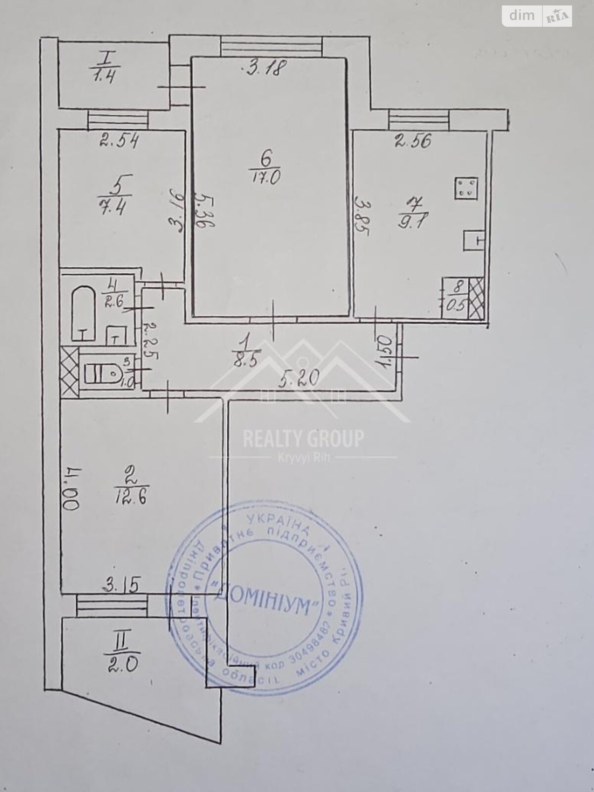 Продаж трикімнатної квартири в Кривому Розі, на мкр. Індустріальний 75, район Саксаганський фото 1 Продаж трикімнатної квартири в Кривому Розі, на мкр. Індустріальний 75, район Саксаганський фото 1